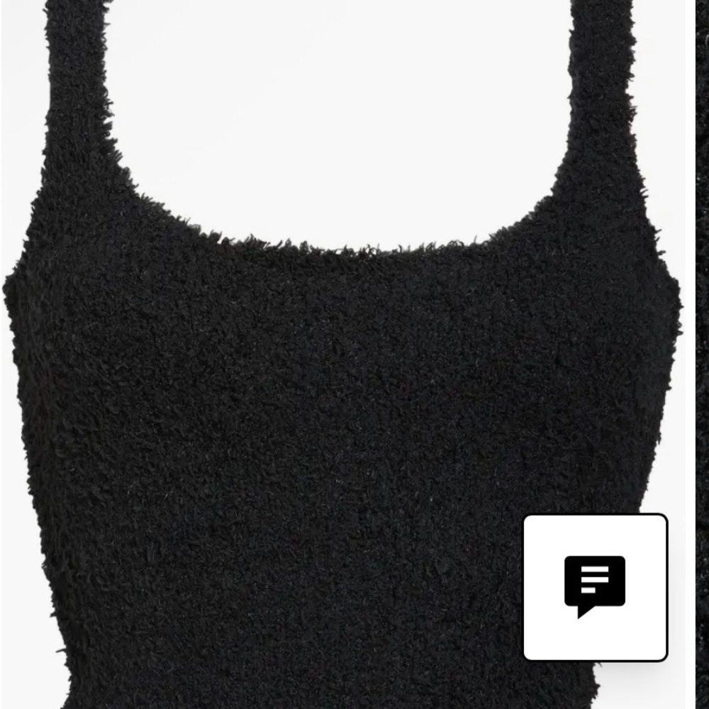 SKIMS Black Textured Tank Top - Picture 4 of 4